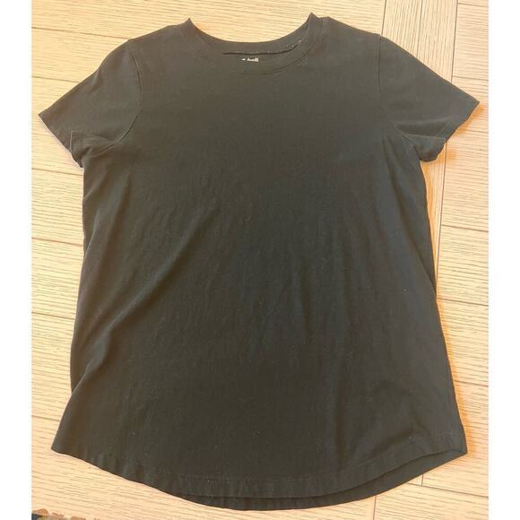 Madewell basic black short sleeve tee. Cotton blend. Size‎ M. - Picture 1 of 6